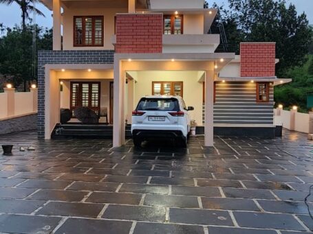 New Build 4BHK House in Vaduvanchal, Wayanad with Gardens