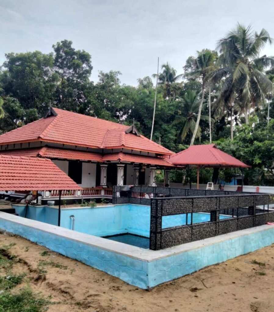 Nattika, Thrissur: Modern 3BHK House on 16.5 Cents Plot